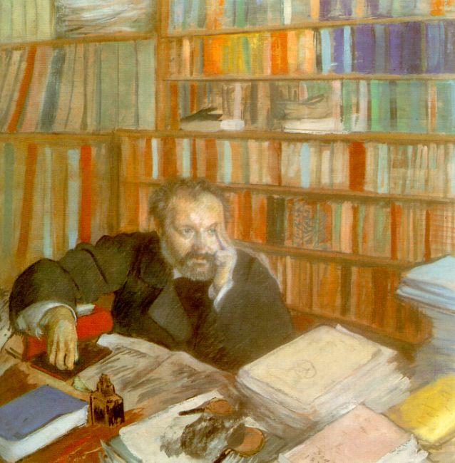 Edgar Degas Edmond Duranty oil painting picture